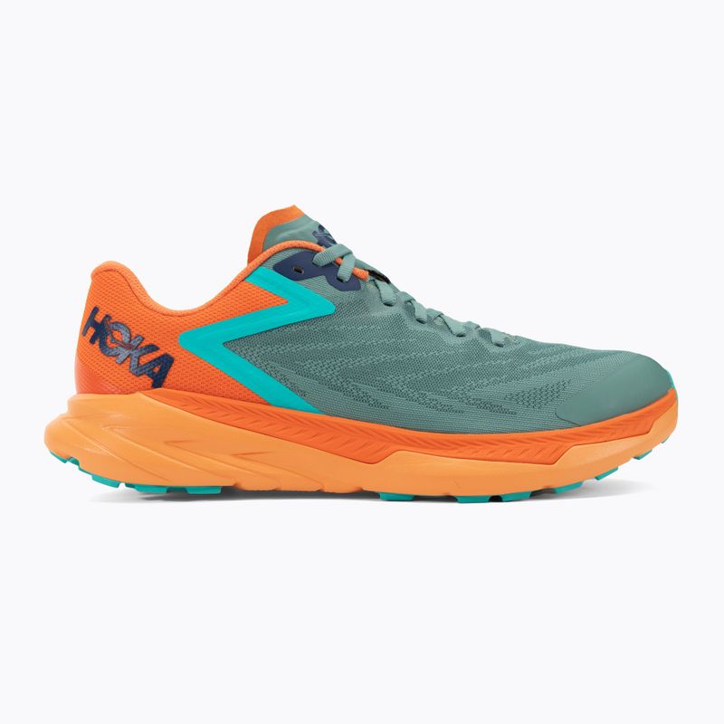 HOKA scarpe da corsa da uomo Zinal traliccio/arancio vibrante 2