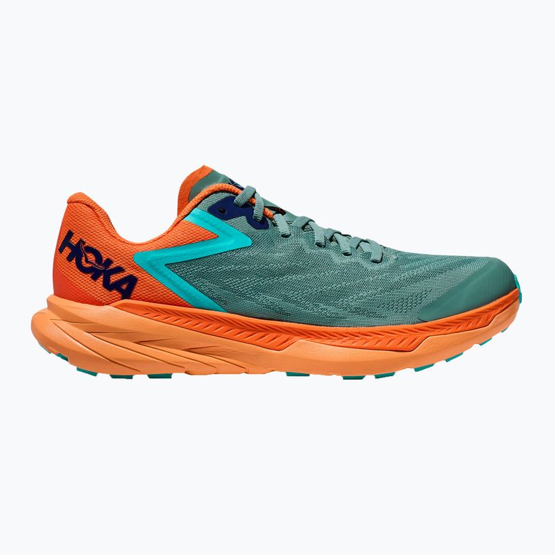 HOKA scarpe da corsa da uomo Zinal traliccio/arancio vibrante 7