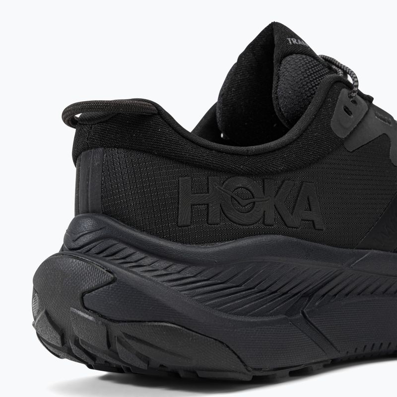 Scarpe da corsa da uomo HOKA Transport nero/nero 9