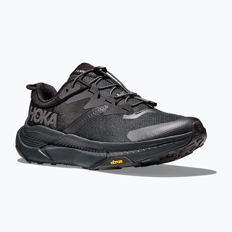 Scarpe da corsa da uomo HOKA Transport nero/nero 10