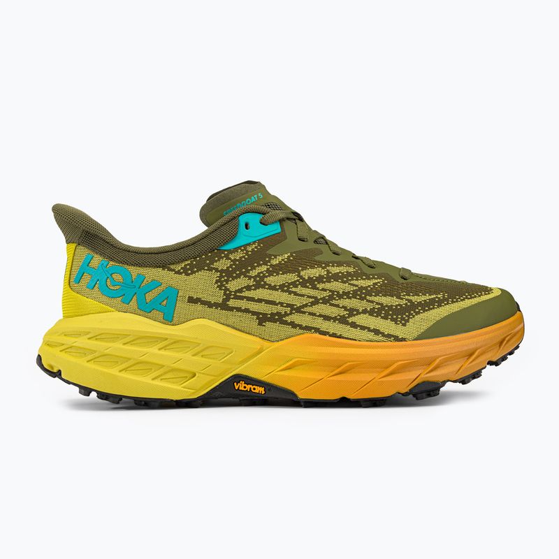 HOKA Speedgoat 5 scarpe da corsa da uomo avocado/frutto della passione 2