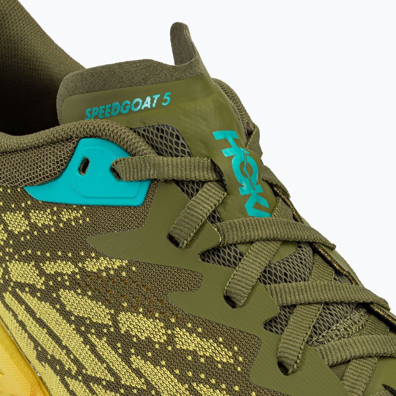 HOKA Speedgoat 5 scarpe da corsa da uomo avocado/frutto della passione 8