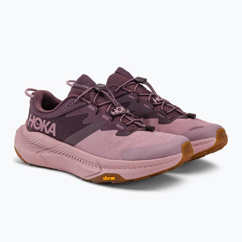 Scarpe da corsa da donna HOKA Transport raisin/wistful mauve 3