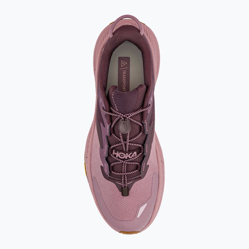 Scarpe da corsa da donna HOKA Transport raisin/wistful mauve 5