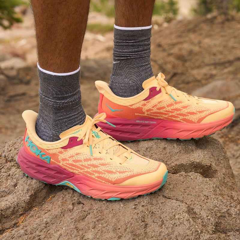 HOKA Speedgoat 5 impala/flame scarpe da corsa da uomo 11