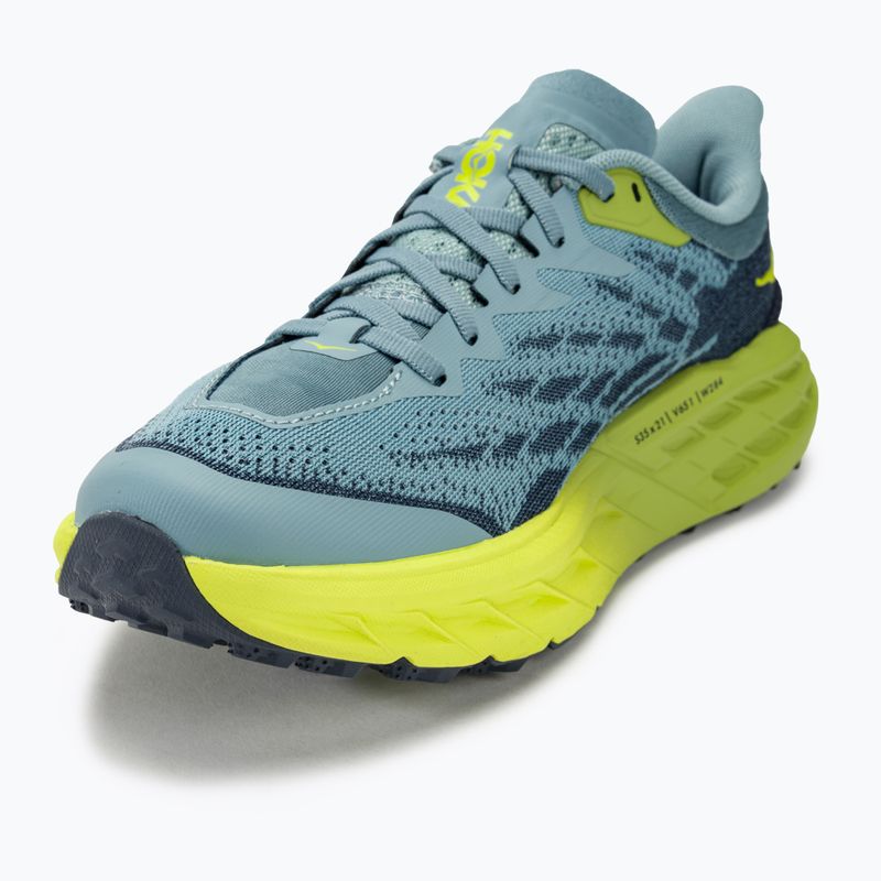 Scarpe da corsa da uomo HOKA Speedgoat 5 blu pietra/citron scuro 7