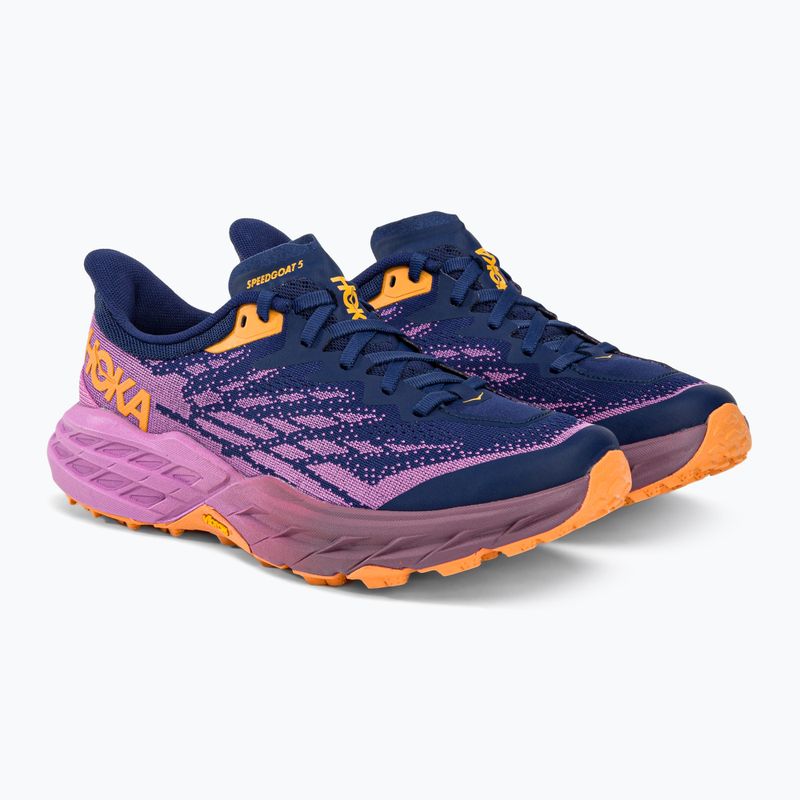 Scarpe da corsa da donna HOKA Speedgoat 5 bellwether blu/ciclamino 5