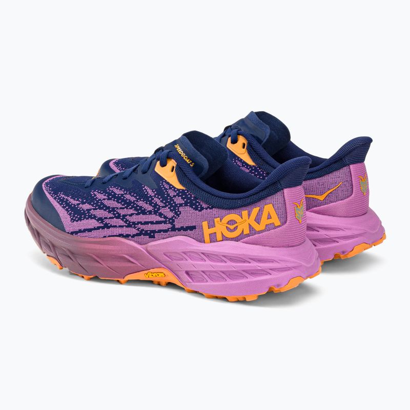 Scarpe da corsa da donna HOKA Speedgoat 5 bellwether blu/ciclamino 6