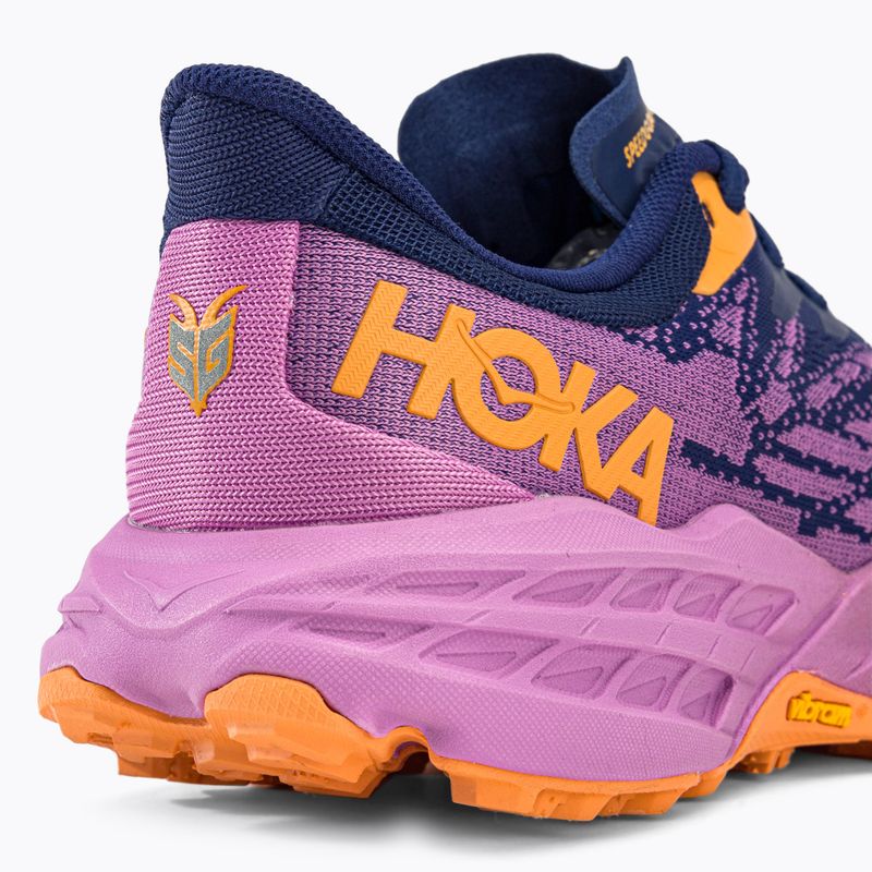 Scarpe da corsa da donna HOKA Speedgoat 5 bellwether blu/ciclamino 11