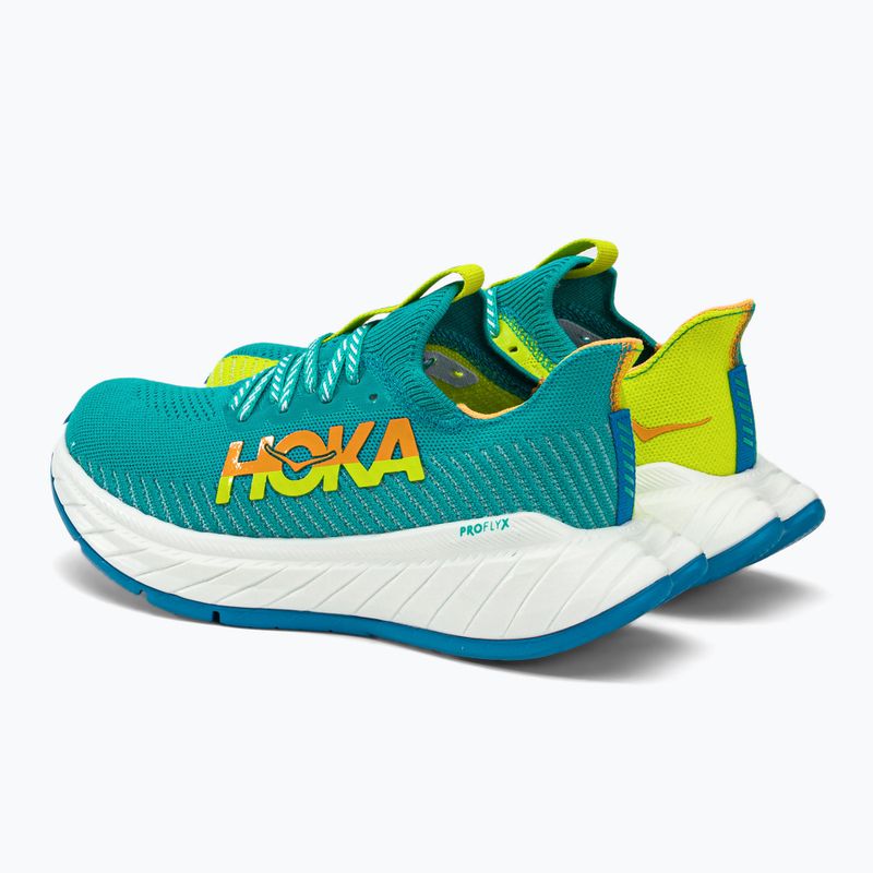 Scarpe da corsa da donna HOKA Carbon X 3 ceramica/primula della sera 5