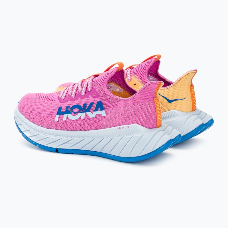 Scarpe da corsa da donna HOKA Carbon X 3 ciclamino/impala 3