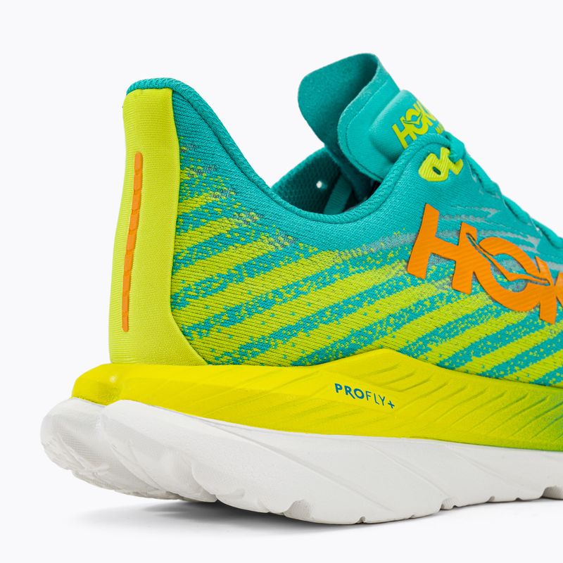 Scarpe da corsa da uomo HOKA Mach 5 ceramica/primula della sera 8