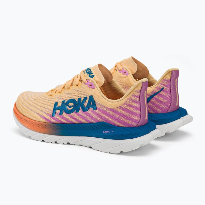 Scarpe da corsa da donna HOKA Mach 5 impala/ciclamino 4