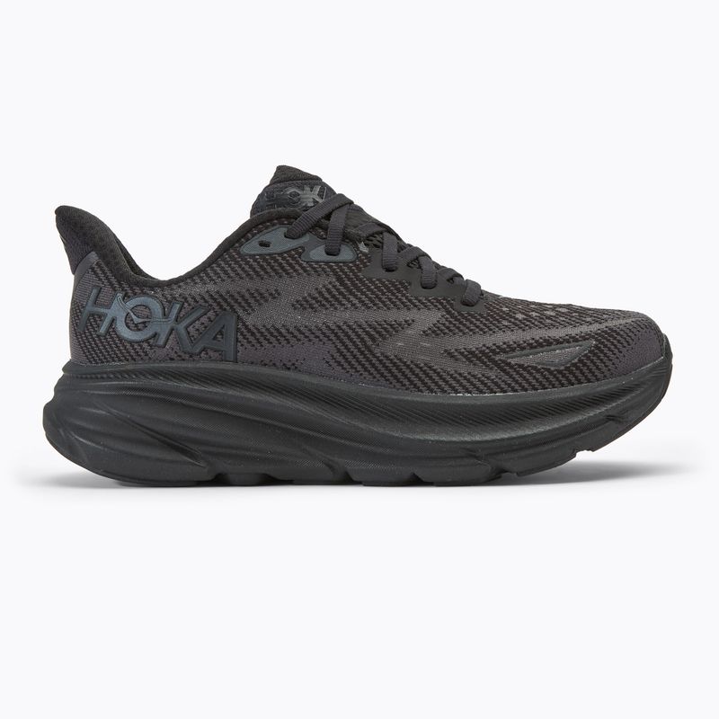 Scarpe da corsa da donna HOKA Clifton 9 nero/nero 2