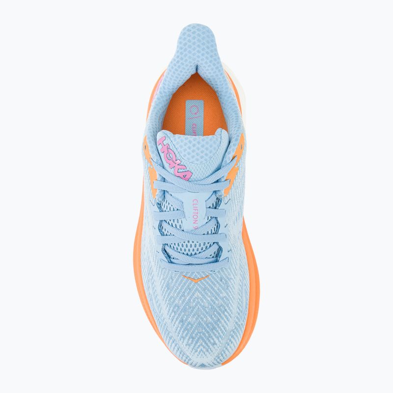 Scarpe da corsa da donna HOKA Clifton 9 blu avio/acqua ghiacciata 6