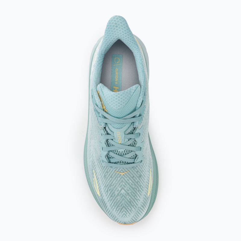 Scarpe da corsa da donna HOKA Clifton 9 cloud blue/ice flow 5