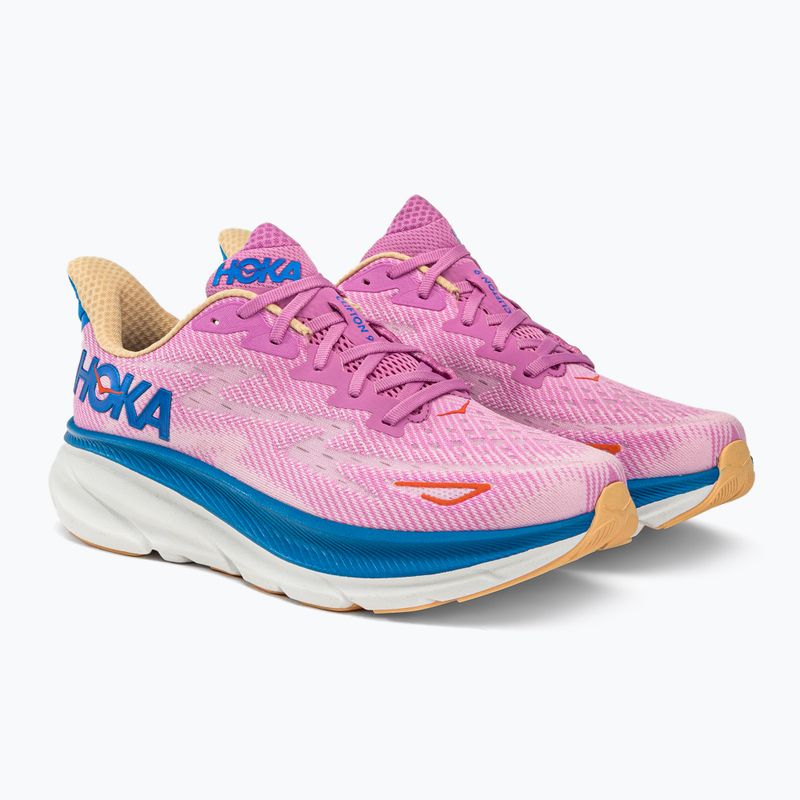 Scarpe da corsa da donna HOKA Clifton 9 ciclamino/lilla dolce 3