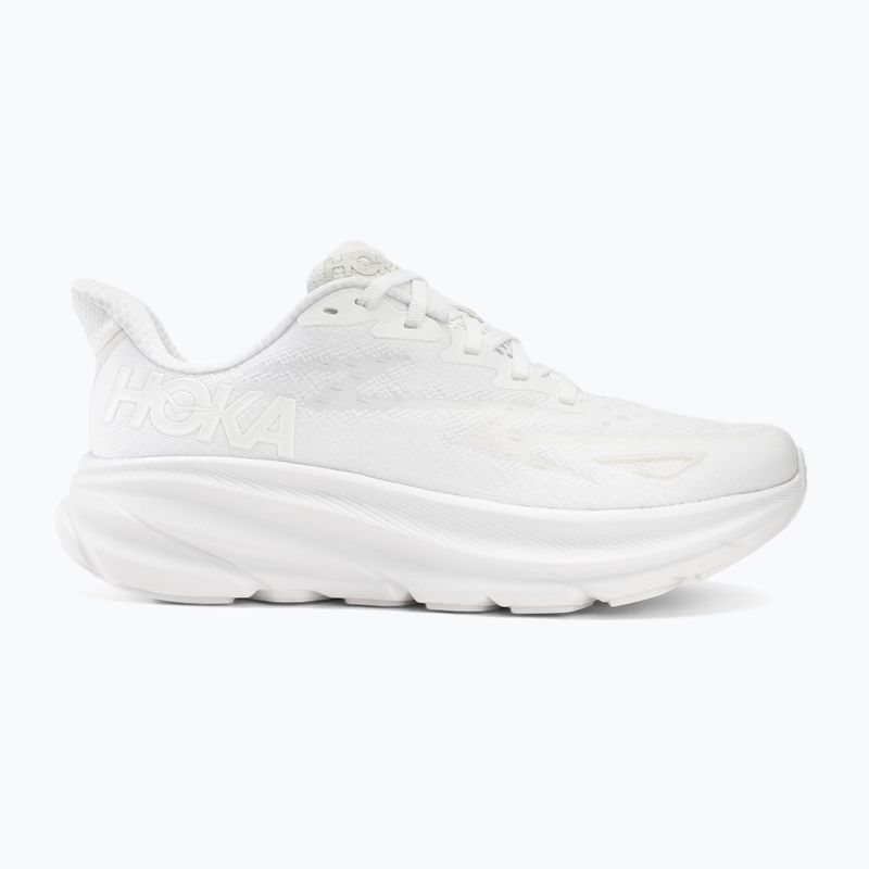 Scarpe da corsa da donna HOKA Clifton 9 bianco/bianco 2