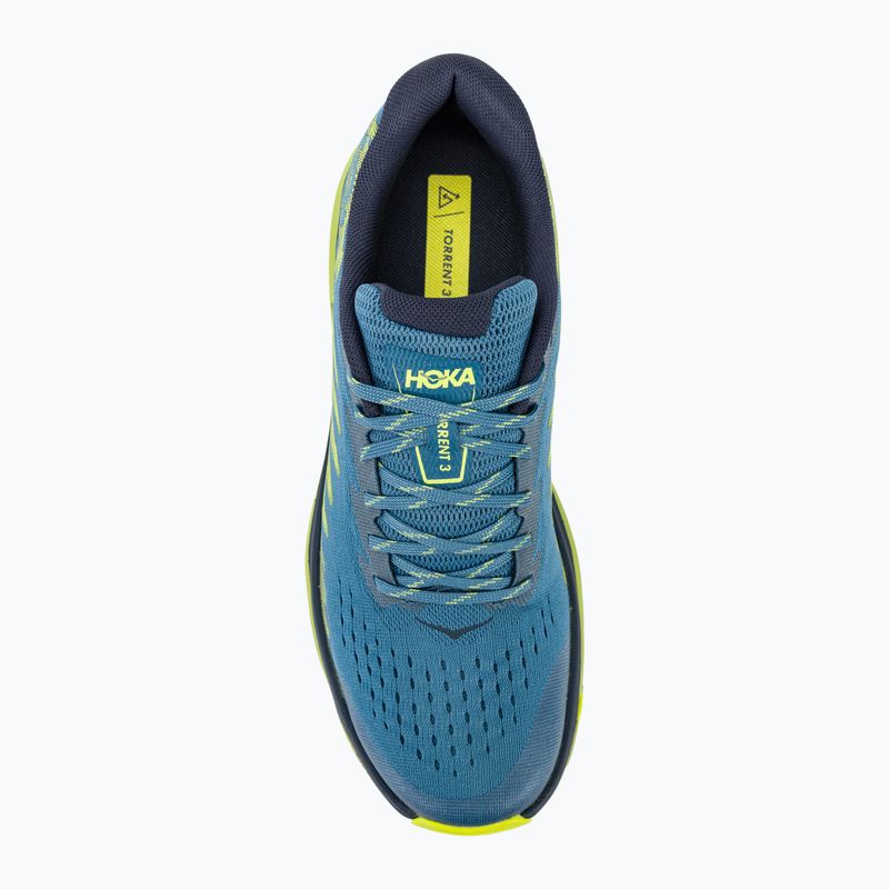 Scarpe da corsa da uomo HOKA Torrent 3 bluesteel/dark citron 6
