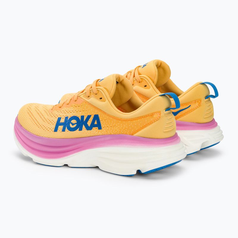 Scarpe da corsa da donna HOKA Bondi 8 impala/ciclamino 4