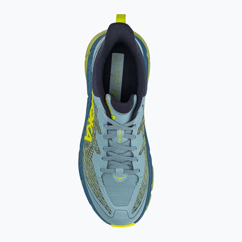 HOKA Mafate Speed 4 scarpe da corsa da uomo blu pietra/citron scuro 6