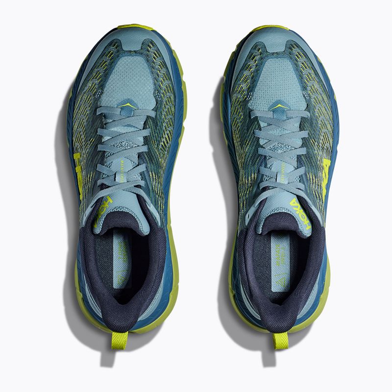 HOKA Mafate Speed 4 scarpe da corsa da uomo blu pietra/citron scuro 14