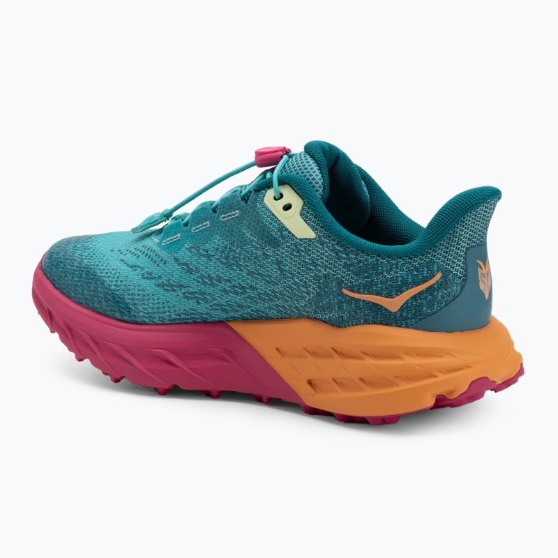 HOKA Speedgoat 5 lago profondo/ceramica scarpe da corsa per bambini 3