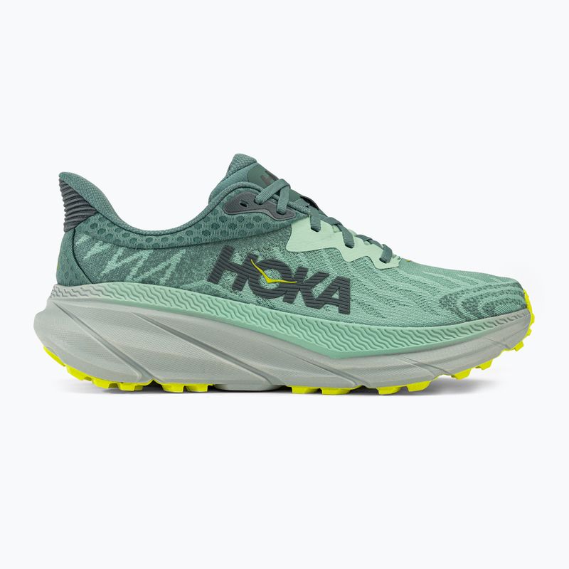 Scarpe da corsa da donna HOKA Challenger ATR 7 verde nebbia/trecciolino 2