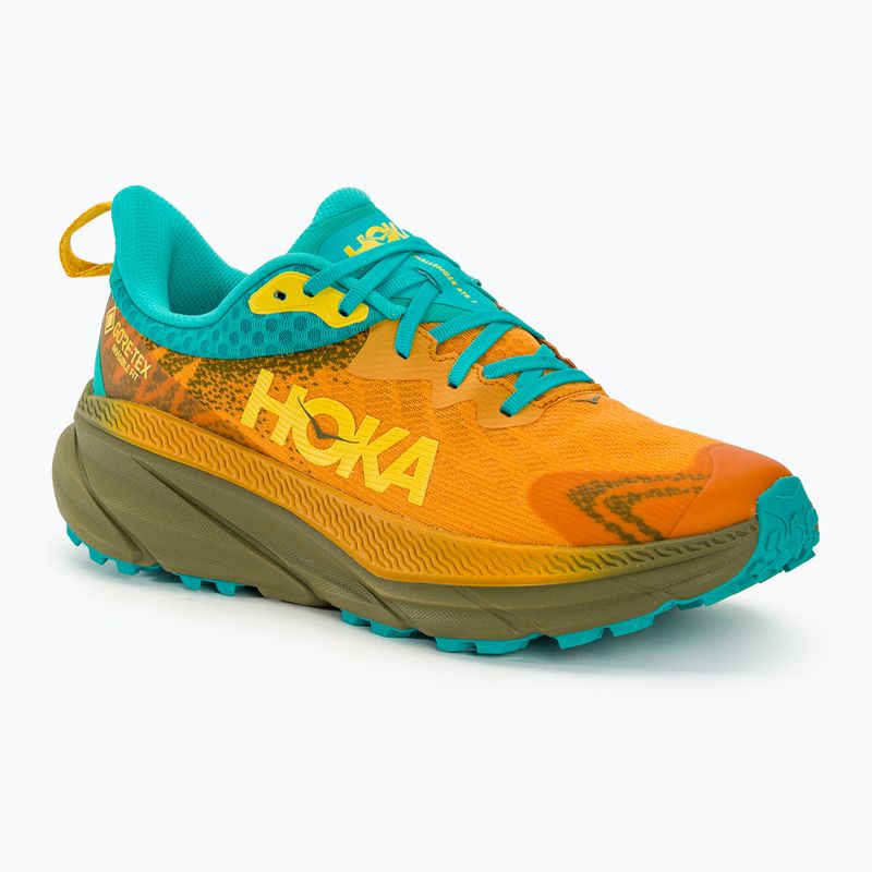 Scarpe da corsa da uomo HOKA Challenger ATR 7 GTX golden yellow/avocado
