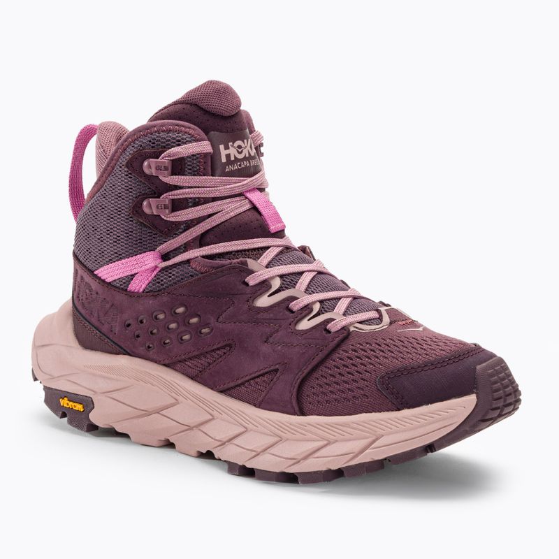 Scarpe da trekking da donna HOKA Anacapa Breeze Mid uvetta/malva