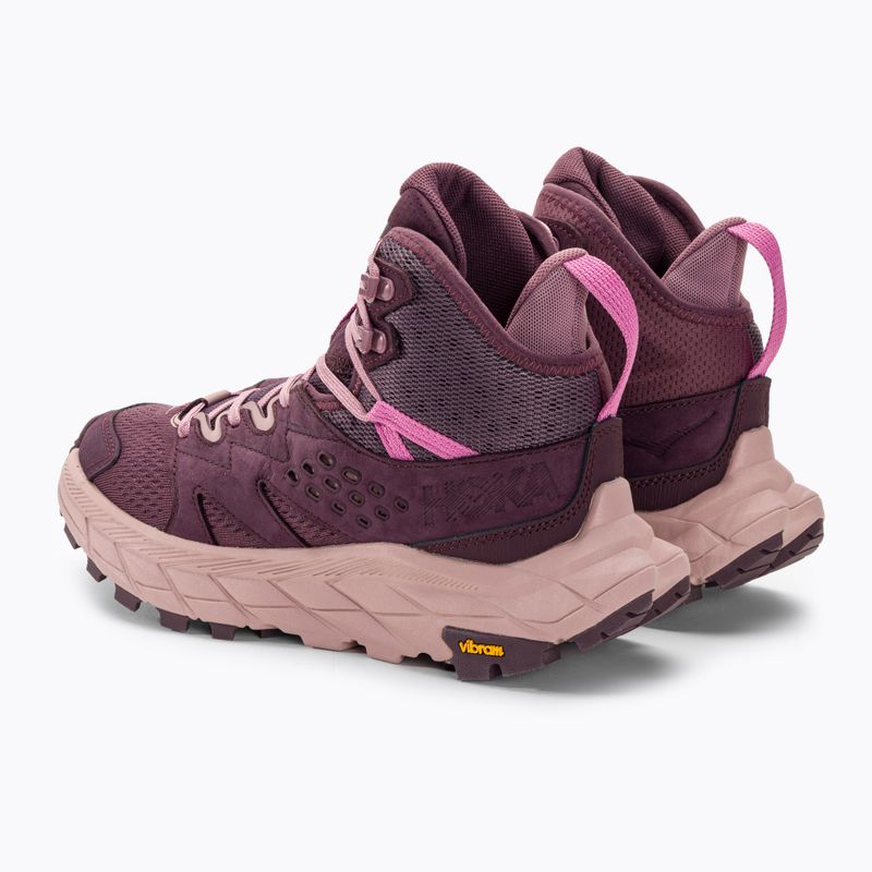 Scarpe da trekking da donna HOKA Anacapa Breeze Mid uvetta/malva 4