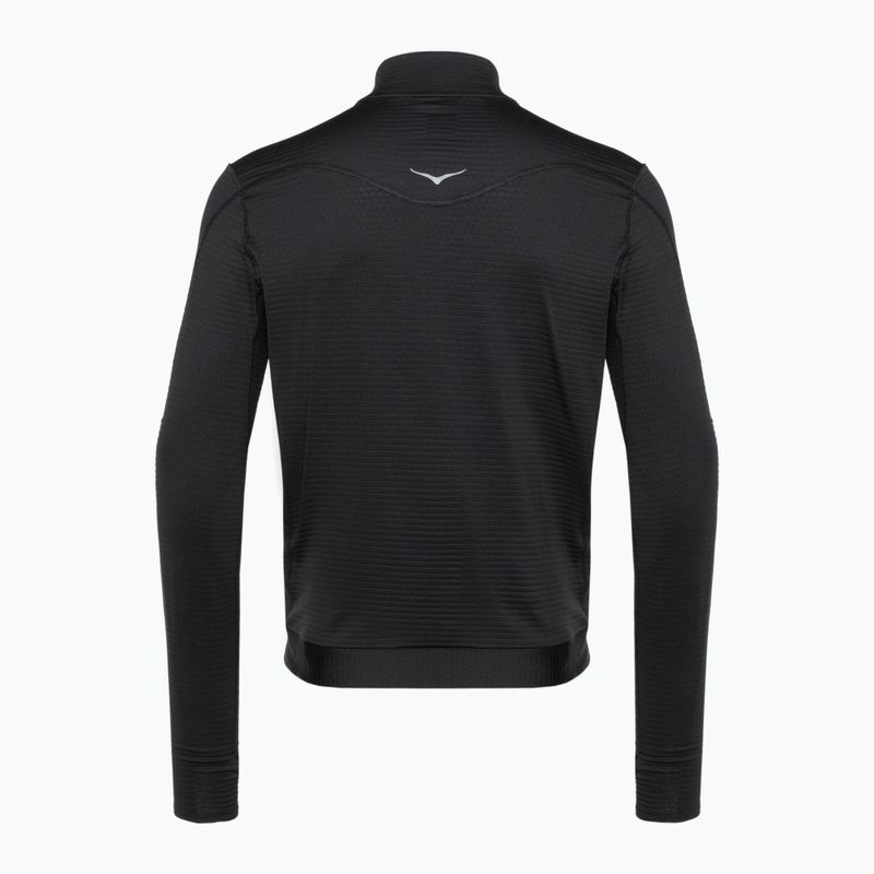 Felpa running da uomo HOKA 1/2 Zip nero 2