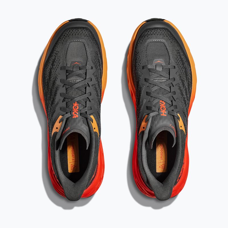 Scarpe da corsa da uomo HOKA Speedgoat 5 castlerock/flame 15