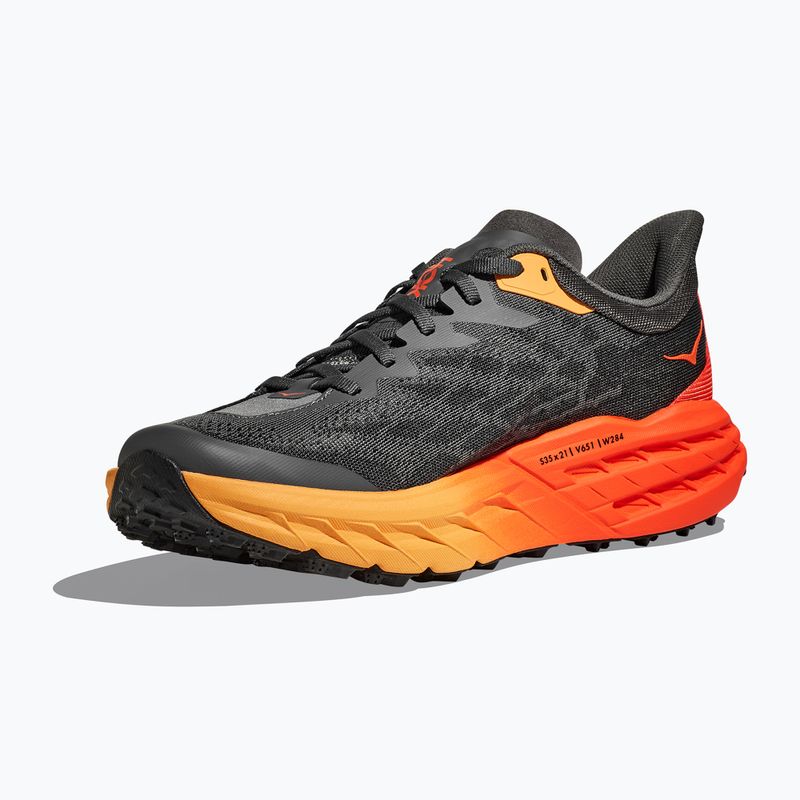 Scarpe da corsa da uomo HOKA Speedgoat 5 castlerock/flame 16