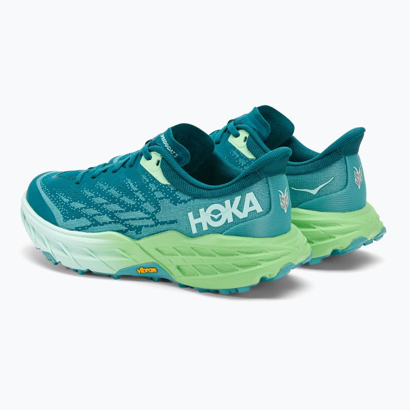 Scarpe da corsa da donna HOKA Speedgoat 5 deep lagoon/ocean mist 3