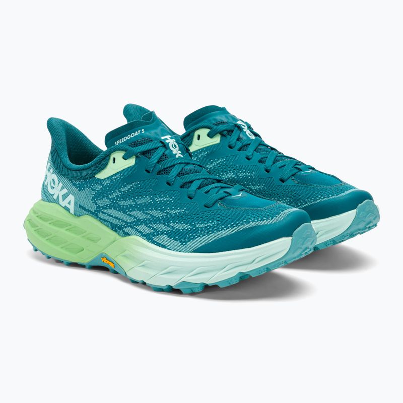 Scarpe da corsa da donna HOKA Speedgoat 5 deep lagoon/ocean mist 4