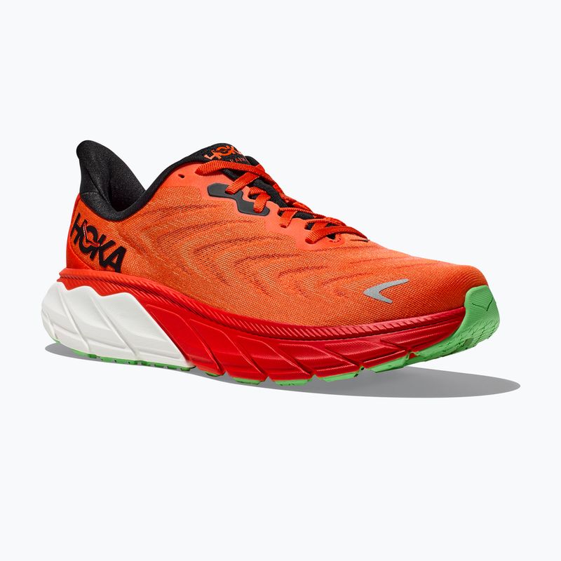 Scarpe da corsa da uomo HOKA Arahi 6 flame/nero 7