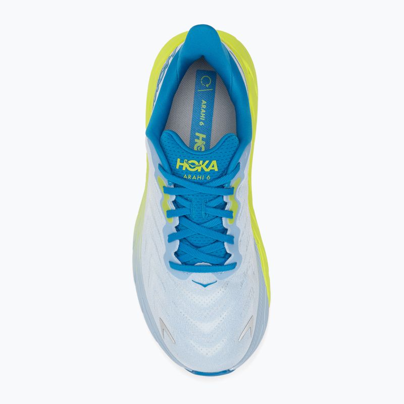 Scarpe da corsa da uomo HOKA Arahi 6 Wide ice water/evening primrose 5