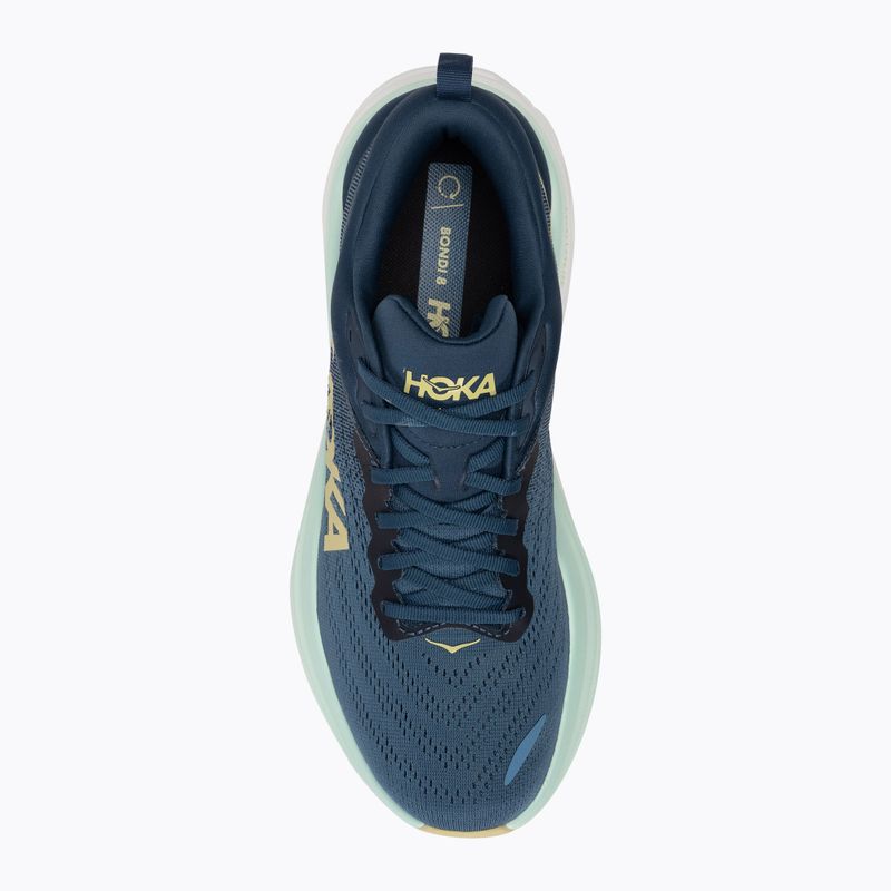 Scarpe da corsa HOKA Bondi 8 uomo mezzanotte oceano/bluteel 5