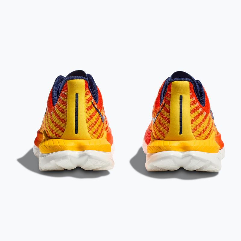 Scarpe da corsa HOKA Mach 5 flame/dandelion da uomo 10