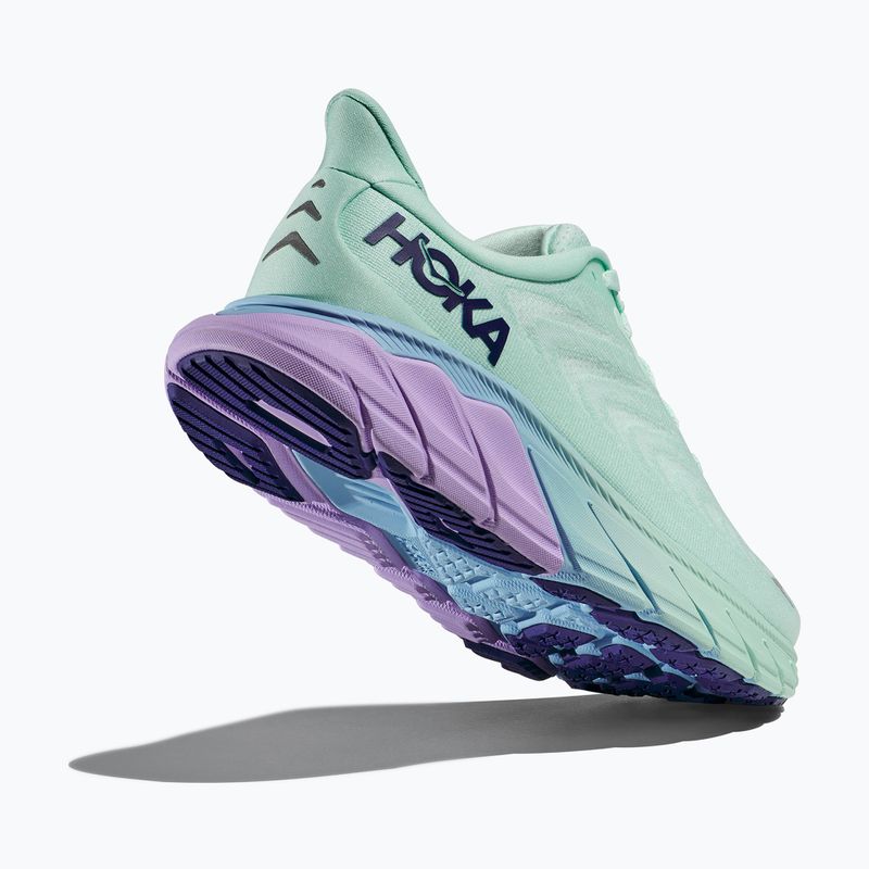 Scarpe da corsa da donna HOKA Arahi 6 oceano chiaro/nebbia lilla 18