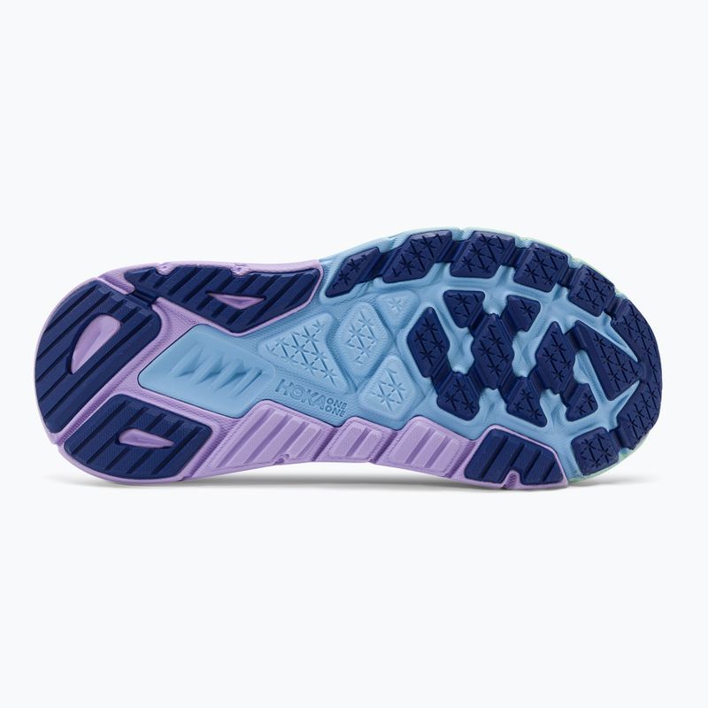 Scarpe da corsa da donna HOKA Arahi 6 oceano chiaro/nebbia lilla 5