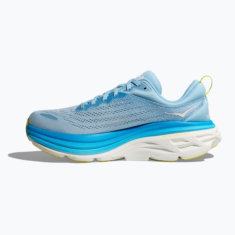 Scarpe da corsa da uomo HOKA Bondi 8 airy blue/diva blue 3