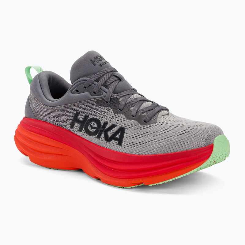 Scarpe da corsa HOKA Bondi 8 castlerock/flame da uomo