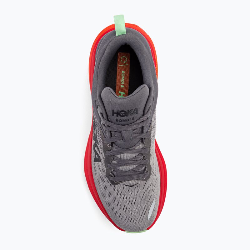 Scarpe da corsa HOKA Bondi 8 castlerock/flame da uomo 6