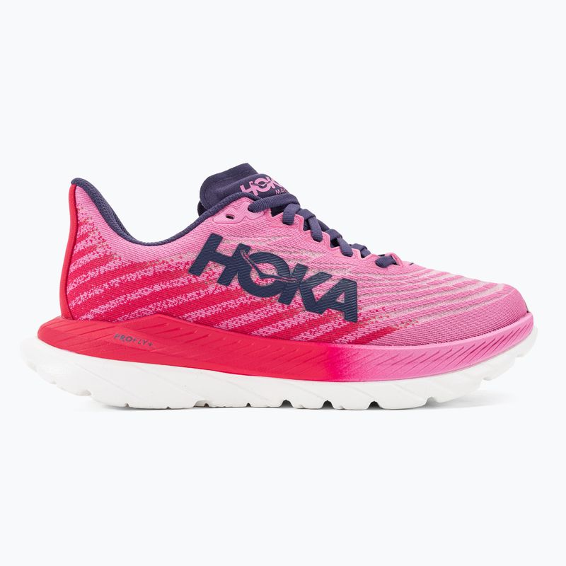 Scarpe da corsa da donna HOKA Mach 5 lampone/fragola 2