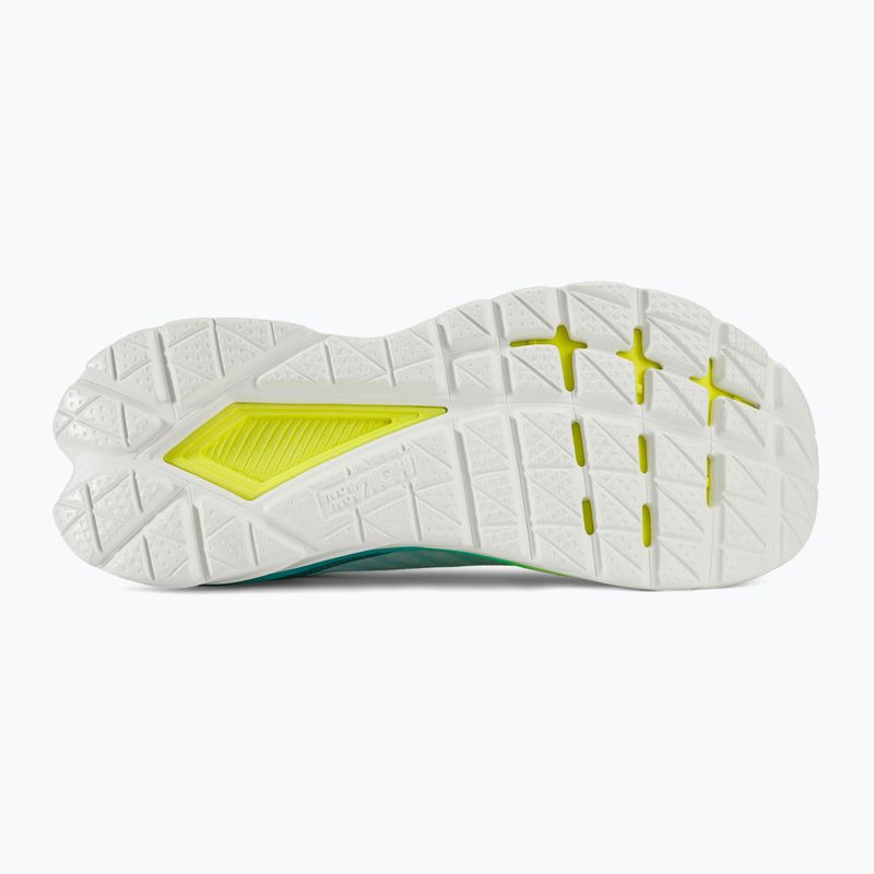 Scarpe da corsa da donna HOKA Mach 5 in vetro bianco/blu 4