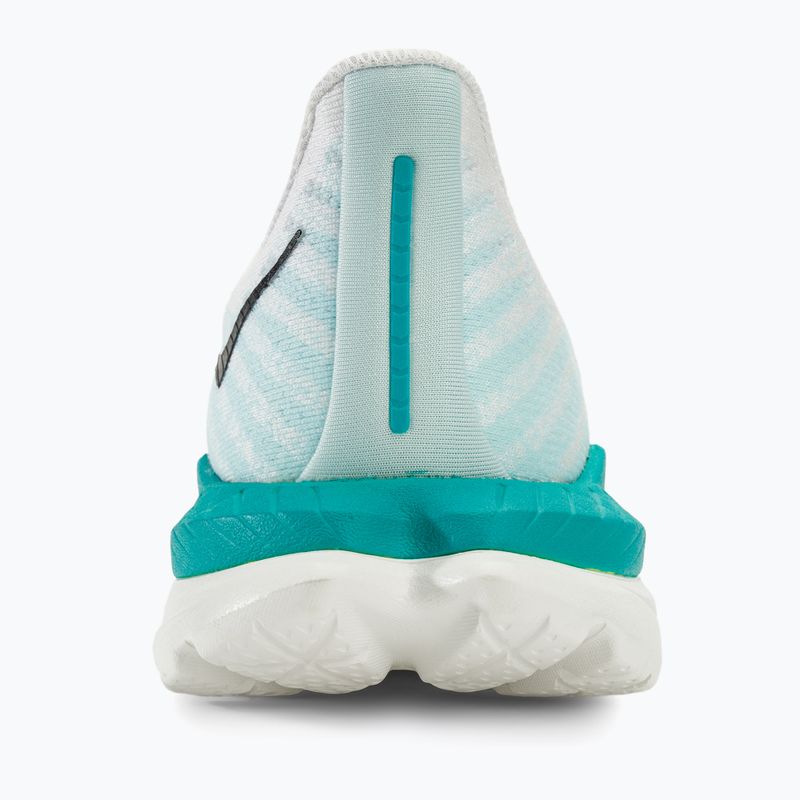 Scarpe da corsa da donna HOKA Mach 5 in vetro bianco/blu 6