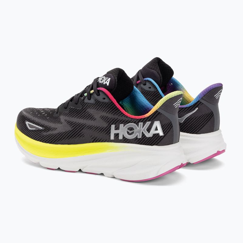 Scarpe da corsa da uomo HOKA Clifton 9 nero/all aboard 3