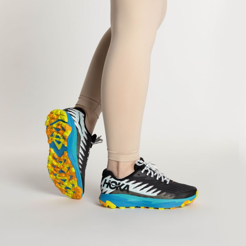 Scarpe da corsa da donna HOKA Torrent 3 nero/blu diva 2
